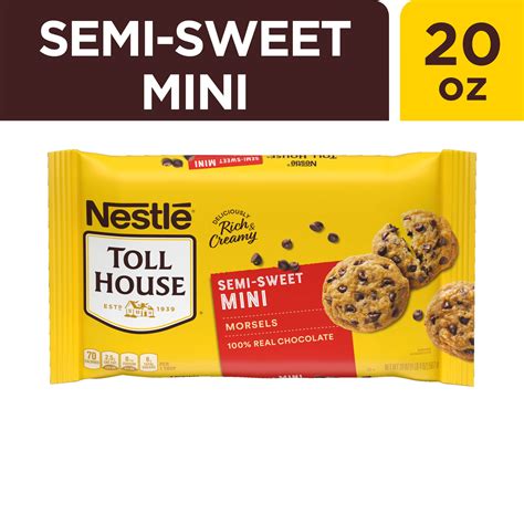 Buy Nestle Toll House Semi Sweet Mini Chocolate Chips 20 Oz Online At