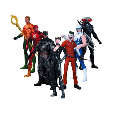 Jla 52 Super Heroes Vs Villains 7 Figures Boxed Set Dc Comics