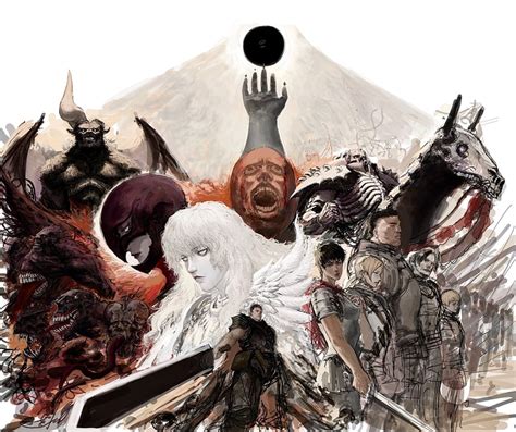 Guts Griffith Casca Femto Zodd And 6 More Berserk Drawn By