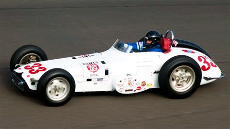 Piloting An Indy Roadster At Indianapolis Motor Speedway Before The 500