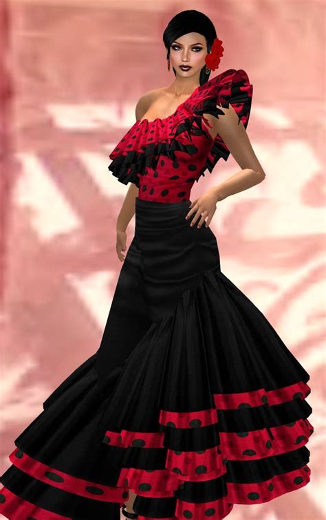 Flamenco Dancer In Red Dress