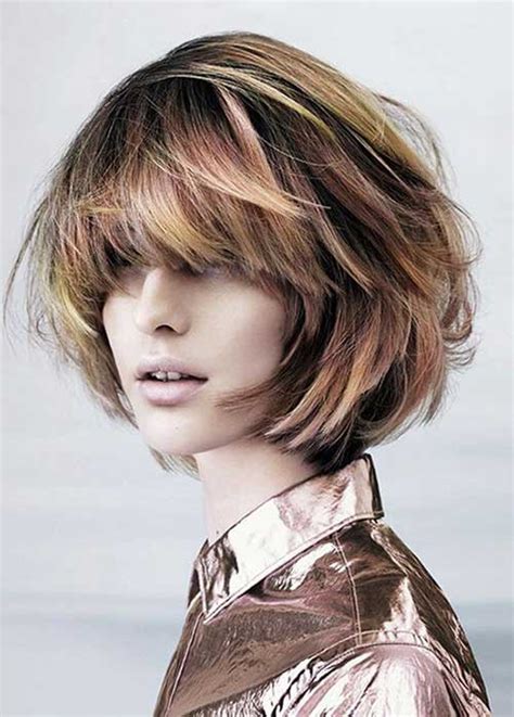 20 Layered Bob Hairstyles For Round Faces Hairstyle Catalog