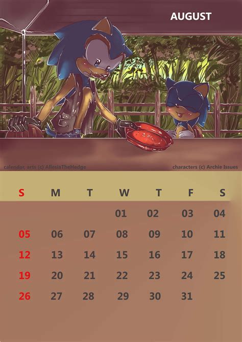 Calendario 2012 Estilo Anime De Sonic Mil Recursos