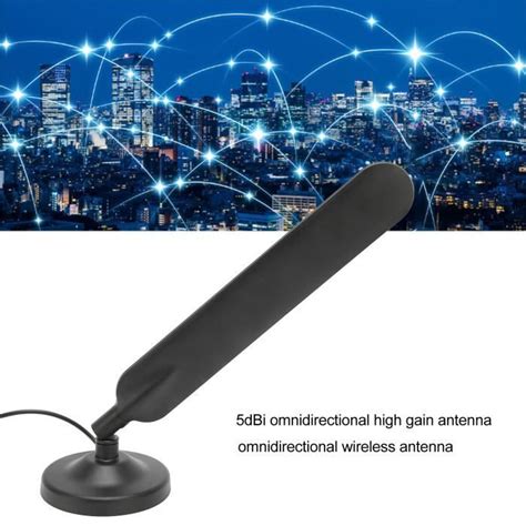 MEI Antenne Wifi 4G 5dBi routeur omnidirectionnel à Gain élevé antenne