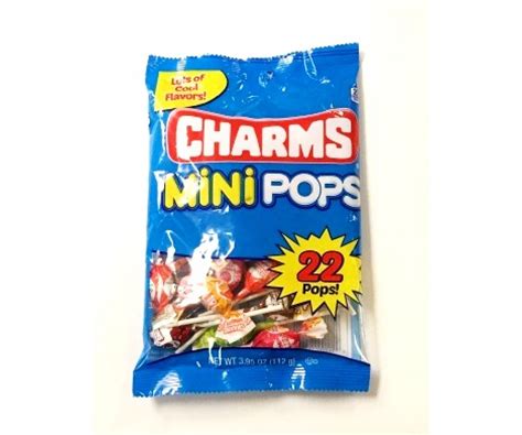 Candy Charms Mini Pops 395oz Bag