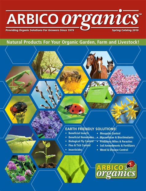 Arbico Organics Spring Catalog 2016 Insect Control Pests Flea