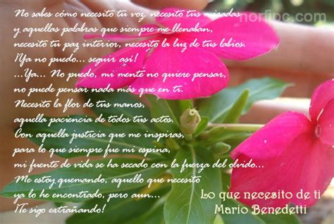 Poemas De Amor De Mario Benedetti