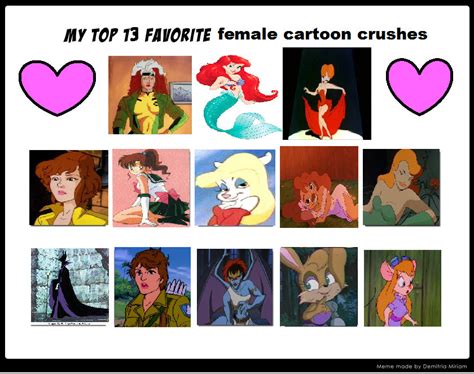 13 Cartoon Crushes By Theaven On Deviantart