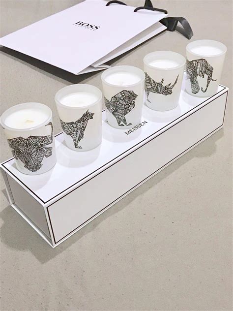 BOSS X MEISSEN Limited Edition Candles Holiday Gift Set Luxury