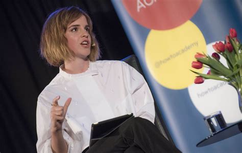 Emma Watson At Evening With Gloria Steinem At Emmanuel Centre In London