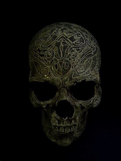 Neon Skull 2 By Brynios On Deviantart