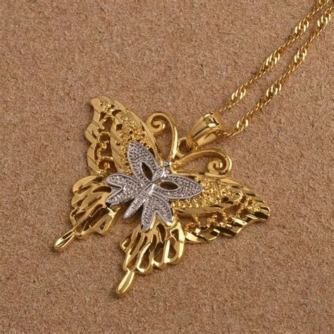 18k gold plated butterfly necklaces butterfly pendant etsy