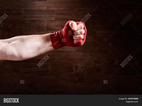 Boxer Fist Punch Red Image And Photo Free Trial Bigstock