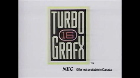 Turbo Grafx 16 Express Commercial 1990 Youtube