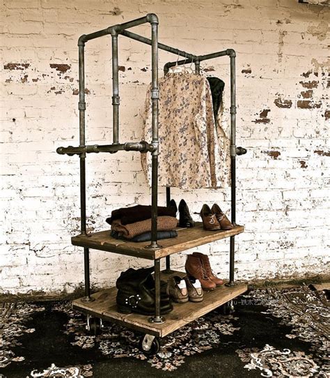 Jacken und mäntel gut verstaut! DIY Iron Pipe Furniture for Vintage Industrial Interior ...
