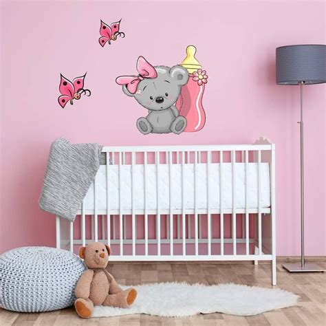Cute Wall Stickers For Baby Girl Baby Wall Stickers Nursery Wall