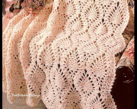 Vintage Crochet Pattern Victorian Lace Afghan Throw Pdf Etsy Afghan