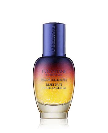 Reset serum and reset eye serum work as a duo with the skin to prepare it to welcome all the benefits of your skin care. L'Occitane Immortelle Reset Reset Nuit Huile-En-Serum > 34 ...