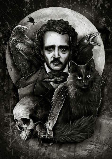 Ipoe Collection Edgar Allen Poe Art Poe Tattoo Dark Fantasy Art