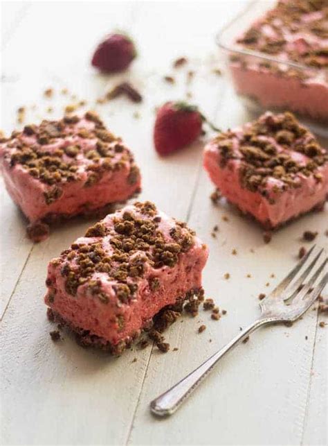 When i opened the freezer for what was about to be my second reward bowl of this vegan strawberry coconut chocolate chip ice cream the other night, i thought about how much i loved my. Strawberry Dessert {Frozen} - Food Faith Fitness
