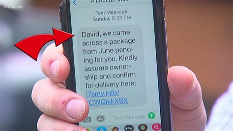 David's bridal credit card application. Beware: Newest scam sends 'pending package' text message to victims | khou.com