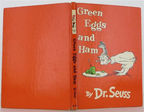 green eggs and ham par seuss dr near fine hardcover 1960 1st edition bookbid