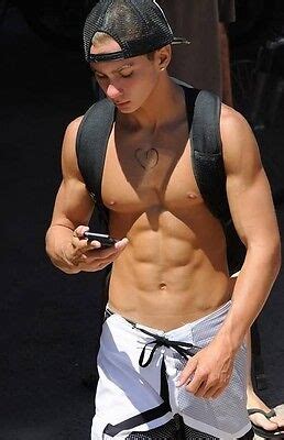 Shirtless Male Athletic Muscular Beefcake College Frat Boy Jock PHOTO