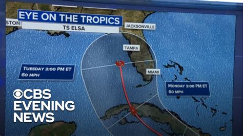Tropical Storm Elsa Could Strike Florida Next Week Youtube