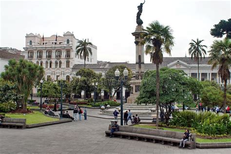 Independence Square In Quito Ecuador Editorial Image Image Of Square