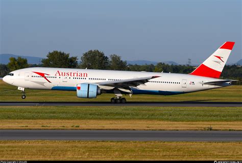 Oe Lpe Austrian Airlines Boeing 777 2q8er Photo By Chris Jilli Id