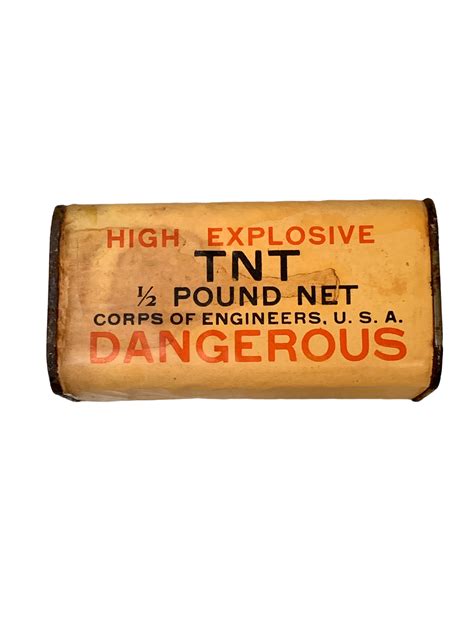 Us Tnt 12 Pound High Explosive Charge Empty Package Market Garden