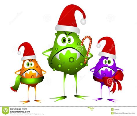 Holiday Cold And Flu Bugs Stock Image Image 3696801