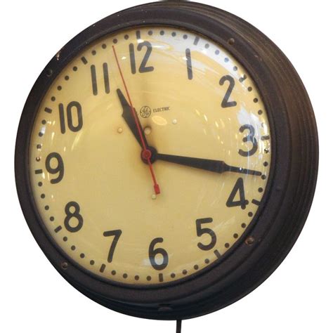 Vintage General Electric Wall Clock Clock Wall Clock General Electric