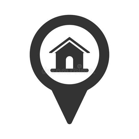 Home Location Icon Stock Vector Illustration Of Marker 263832972