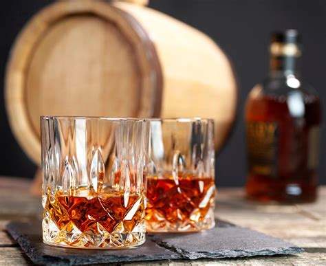 Crystal Whiskey Glass Set Of 4 In T Box Bourbon Whiskey Etsy