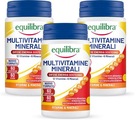 Equilibra Integratori Alimentari Multivitamine 12 Vitamine E 6