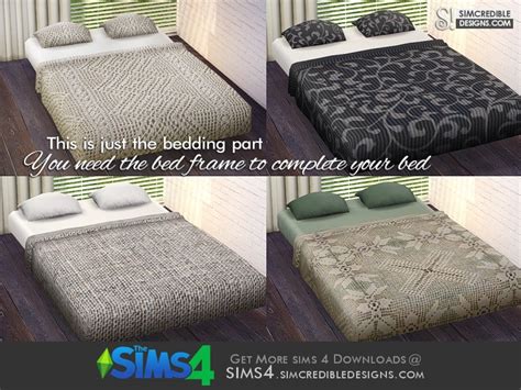 Pin By Haskoviska On The Sims4 Cc Single Bed Mattress Sims 4 Beds Sims