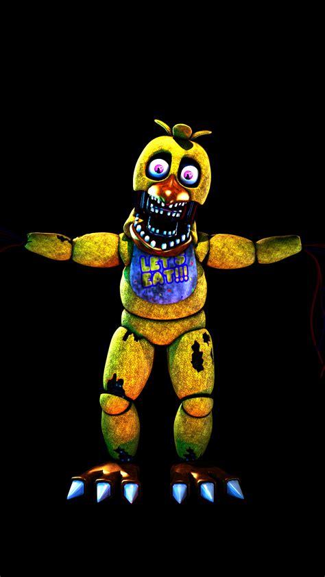 Fnaf Sfm Withered Chica By Trawert Test By Half5life On Deviantart