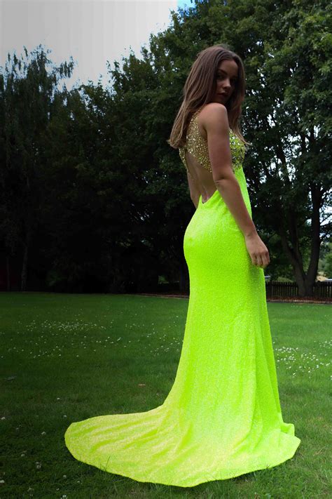 This Neon Dress Is A Must Have In Wardrobes Neon Dresses Neon Maxi