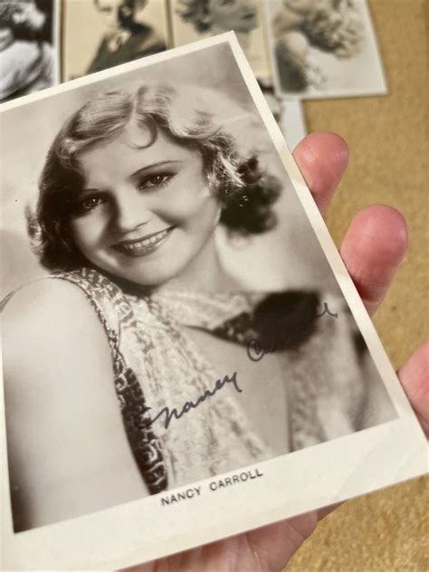 Nancy Carroll Actor Autographed Photo Postcard Picturegoer Ebay