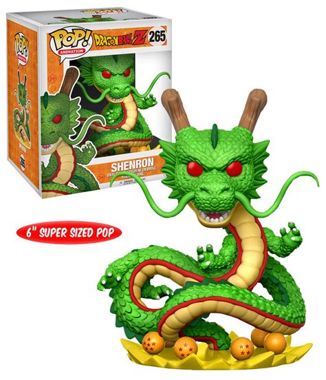 That's why funko has released many dragon ball funko pops over the years. Funko POP! Animation Dragon Ball Z #265 - Shenron 6" Super ...