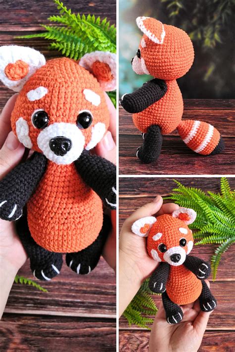 Crochet Red Panda Free Pattern Red Panda How To Printable