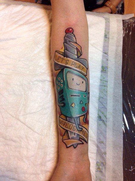 Bmo Time Tattoos Body Art Tattoos Adventure Time Tattoo Bmo