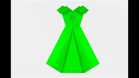 Paper Crafts How To Make A Paper Dress Paper Dress Origami Dress