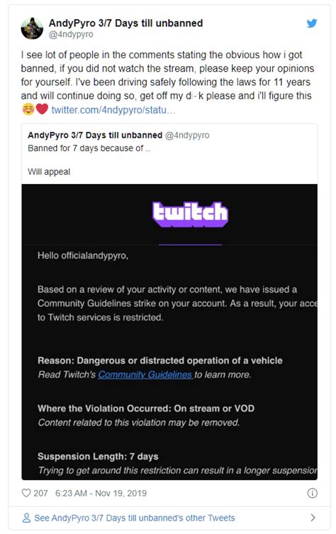 Banned Twitch Streamer Andypyro Vulgarly Slams Judgmental Viewers