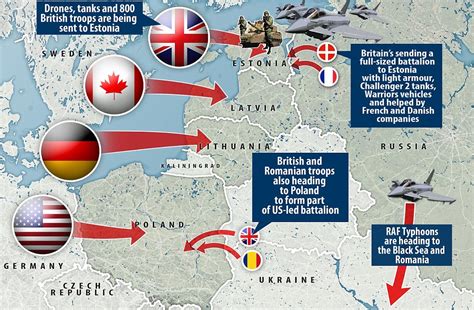 Nato Deploys Biggest Show Of Force Since Cold War Against Russia Daily Mail Online