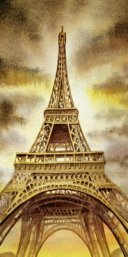 Eiffel Tower Painting By Irina Sztukowski Fine Art America
