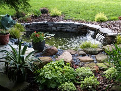 Garden Ponds Design Ideas Amazing And Also Lovely Garden Pond Design Small Backyard Ponds
