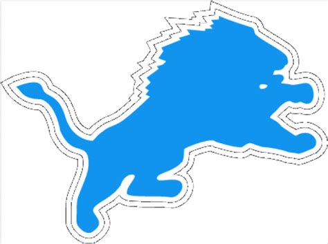 Detroit Lions Logo Teague Lion Hd Png Download Original Size Png
