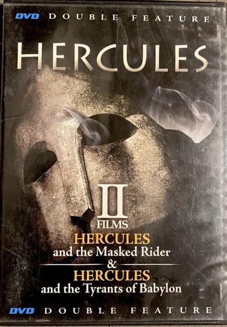 Hercules Double Feature Dvd Hercules And The Masked Rider And Hercules